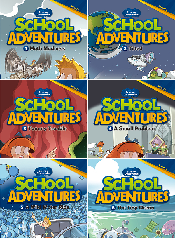School Adventures - seria trzecia-6 sztuk